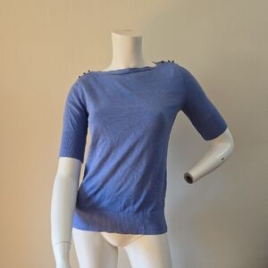 Lands' End Outfitters Light Blue Knit Top